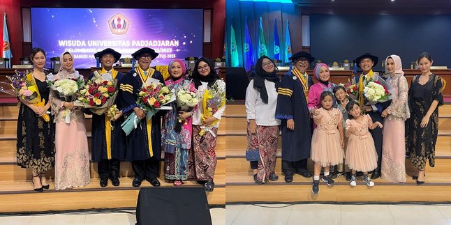 Being the Oldest Graduate, Here are 7 Portraits of Deddy Mizwar's Doctoral Graduation at UNPAD - Graduated Together with His Child and Achieved Perfect GPA