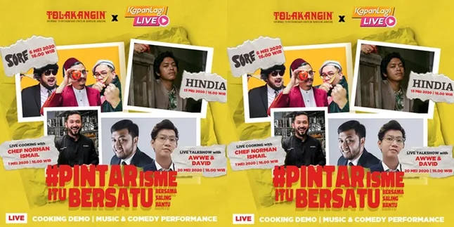Jadwal Live Performance KapanLagi Live, Tayang Setiap Rabu Sore Jelang Buka Puasa: Ada Sore Band sampai Hindia Jadwal Live Performance KapanLagi Live, Tayang Setiap Rabu Sore Jelang Buka Puasa: Ada Sore Band sampai Hindia