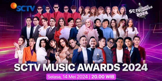 Schedule and List of Nominations for SCTV Music Awards 2024, Presenting 10 Prestigious Categories!