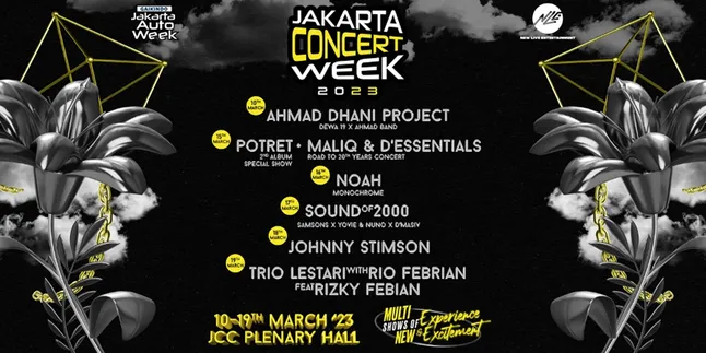 Jakarta Concert Week 2023 Umumkan Special International Show, Intip Line Up Terbarunya