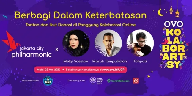 Jangan Sampai Ketinggalan! Nonton Orkestra Sambil Berdonasi Dalam Konser Virtual 'Berbagi Dalam Keterbatasan'