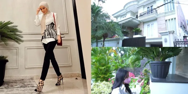 Jarang Disorot, Intip 7 Potret Sudut Rumah Mewah Olla Ramlan - Instagramable dengan Pot-Pot Tanaman Hias Raksasa