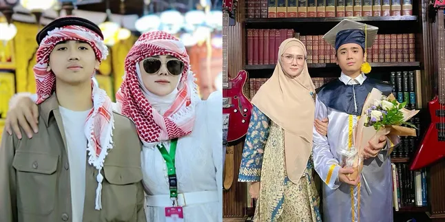 Jarang Tersorot, Ini 7 Potret Kebersamaan Mulan Jameela Bareng Rafly Azis Putra Pertamanya yang Ganteng dan Kalem