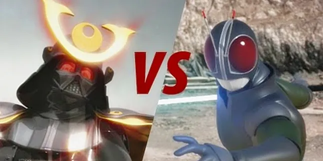 Jepang Ketemu Hollywood, Ksatria Baja Hitam Vs Darth Vader Jepang Ketemu Hollywood, Ksatria Baja Hitam Vs Darth Vader