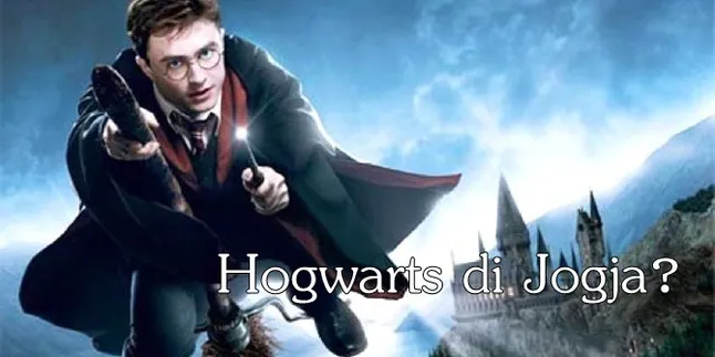 Jogja Rasa Hogwarts, Wanita Ini Naik Motor atau Mau Terbang?