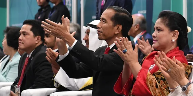 Jokowi Semangat Sambut Kontingen Indonesia di Defile Asian Games 2018