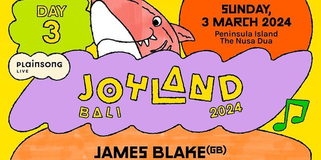 Joyland Festival Bali Presents James Blake as the Main Performer on the Third Day