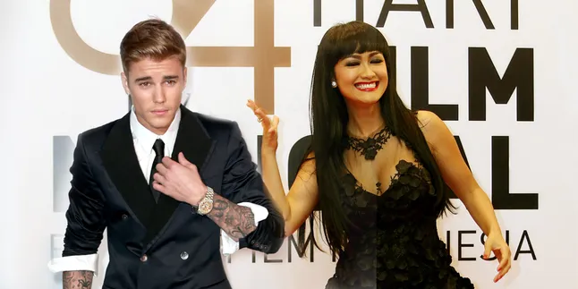 Julia Perez Selfie Bareng Justin Bieber, Halusial!