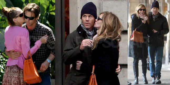 Julia Roberts Daratkan Ciuman Mesra di Bibir Sang Suami