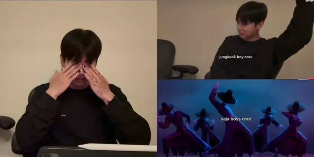 Jungkook BTS Caught Crying Watching KPOP DEMON HUNTERS During Live Weverse
