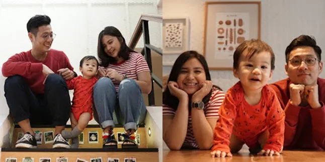 Junior Liem Pertama Kali Rayakan Imlek Bareng Putri Titian dan Anak