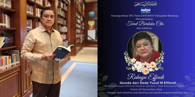 Sad News: The Mother of Dede Yusuf, Rahayu Effendi, Passed Away at the Age of 82