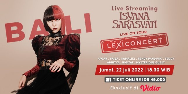 Kabar Gembira! Isyana Sarasvati 'Lexiconcert Live on Tour' Bali Bisa Ditonton Secara Live Streaming di Vidio