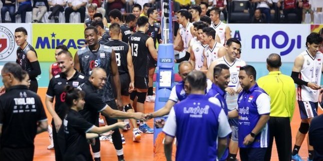 Defeating Thailand, Indonesian Men's Volleyball National Team Wins Sea V League 2023