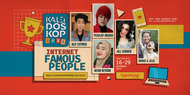 [KALEIDOSKOP 2022] 5 Sosok Paling Viral di Internet Sepanjang Tahun 2022, Siapa Favoritmu?