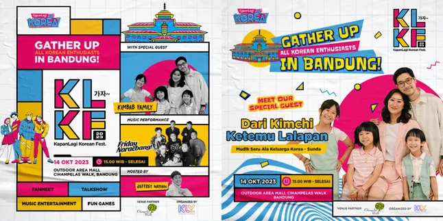 Kamu Bisa Dapat Freebies Hingga Kesempatan Main Games Langsung Bersama Kimbab Family di KapanLagi Korean Festival Bandung