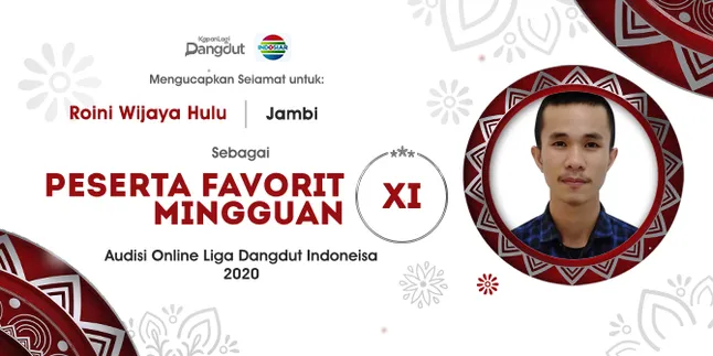 Kamukah Peserta Favorit Minggu Kesebelas Audisi Online LIDA 2020? Cek Yuk