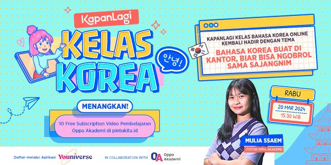 KapanLagi Free Korean Class:: Korean Language for the Office, So You Can Talk to the Boss