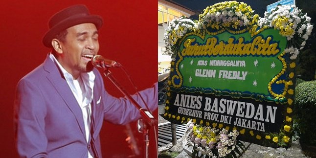 Flower Arrangements From Anies Baswedan and Celebrities Fill Glenn Fredly's Wake