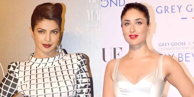 Kareena dan Priyanka Pakai Dress Mirip, Siapa Lebih Cantik?