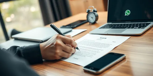 Karyawan Contoh Surat Izin Tidak Masuk Kerja Tulisan Tangan