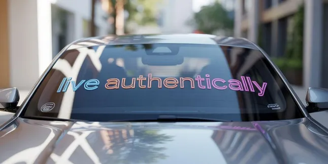 Kata-Kata Keren di Kaca Depan Mobil: Inspirasi Stiker dan Tulisan Aesthetic untuk Kendaraan Anda