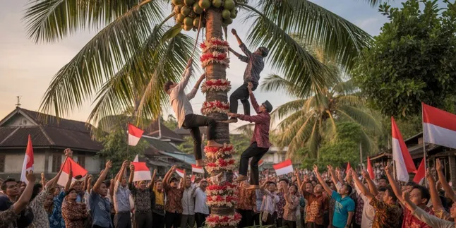 Kata-Kata Panjat Pinang Keren untuk Meriahkan Lomba 17 Agustus