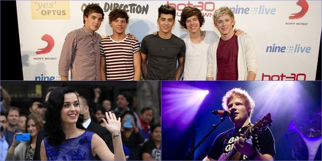 Katy Perry, One Direction, Ed Sheeran Siap Berbagi Panggung!