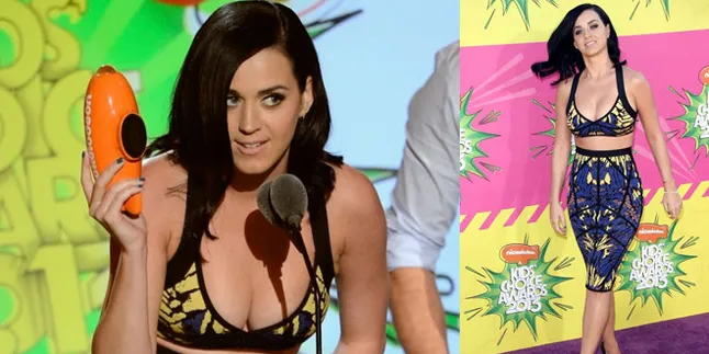 Katy Perry Rebut Favorite Female Singer Kids' Choice Award 2013