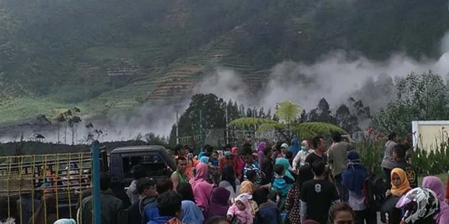 Kawah Sileri Gunung Dieng Meletus, 10 Wisatawan Jadi Korban