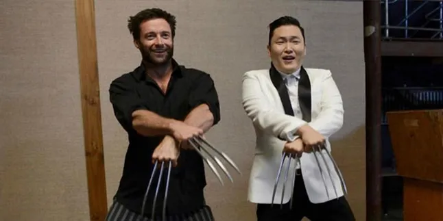 Ke Australia, PSY Gangnam Style Bareng Hugh Jackman! Ke Australia, PSY Gangnam Style Bareng Hugh Jackman!