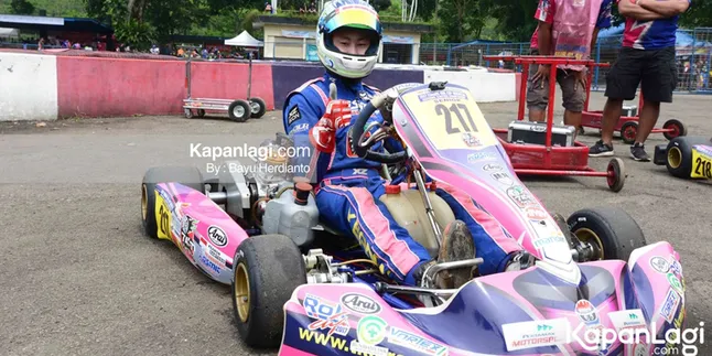 Keanon Santoso Siap Wakili Indonesia di Kejuaraan Dunia Gokart
