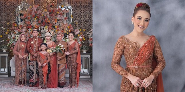 Her Beauty Rivals the Bride, 8 Portraits of Ayu Ting Ting's Appearance at Her Younger Sister's Second Reception - Graceful in Kebaya