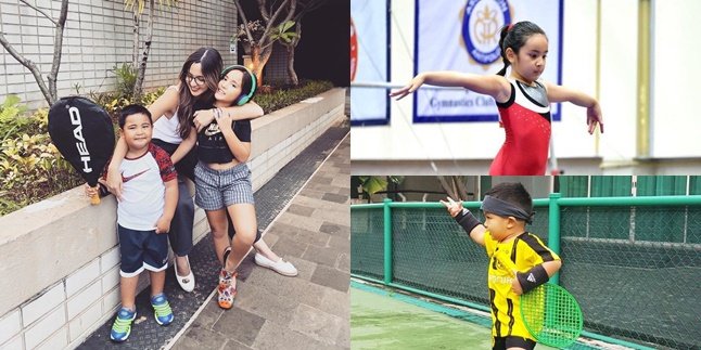 Energetic - Small Chili, Here are 8 Portraits of Nia Ramadhani and Ardi Bakrie's Children While Exercising