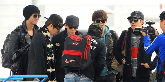 Kecoh Fans, B2ST-2PM dkk Sukses Tinggalkan Bandara