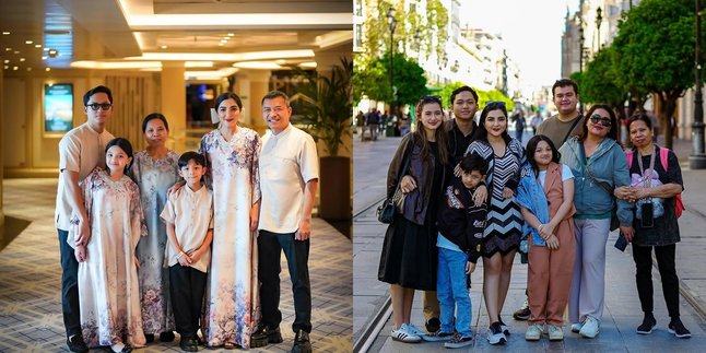 The Close Relationship of Anang Hermansyah's Family with Their Child's Caregiver, Taking a Vacation Abroad - Wearing Matching Outfits