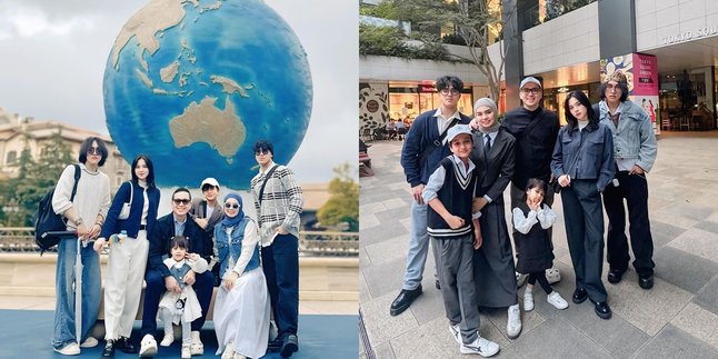 Keluarga Good Looking, Ini 7 Potret Fadli Ahmad Bareng Anak Liburan ke Jepang - Zee eks JKT48 Juga Ikut