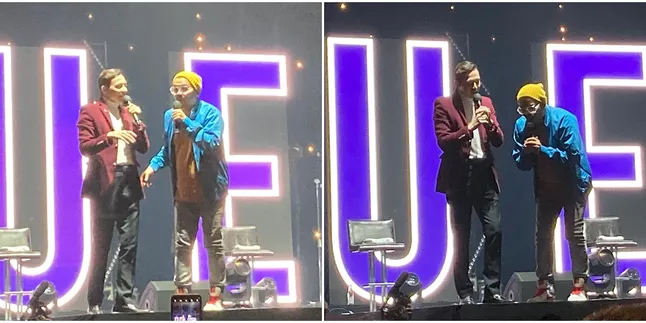 Kembali Jadi Pemandu Acara, Indra Bekti Curhat Soal Kondisi Matanya Di Konser BLUE Kembali Jadi Pemandu Acara, Indra Bekti Curhat Soal Kondisi Matanya Di Konser BLUE