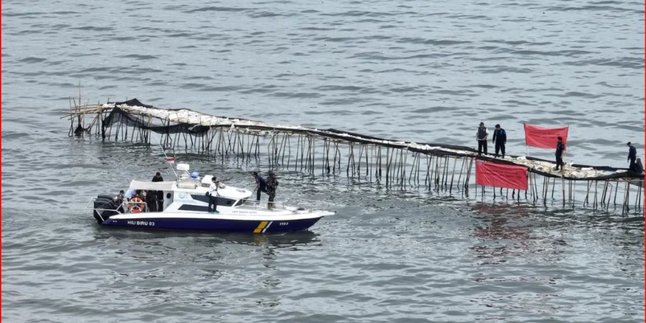 The Ministry of Marine Affairs and Fisheries Will Remove the Sea Fence Without Permission, Here’s the Explanation