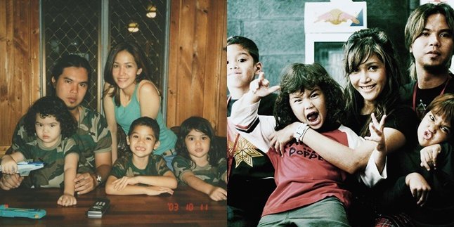 Remembering the Past, Here are 9 Harmonious Portraits of Ahmad Dhani and Maia Estianty with Al, El, and Dul When They Were Still Young
