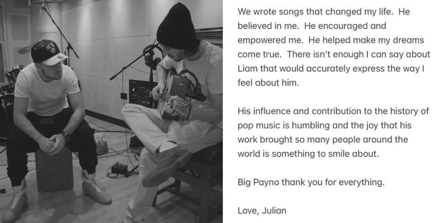 Kenangan Liam Payne Dari Rekan Penulis Lagu Julian Bunetta, Bikin Heboh!