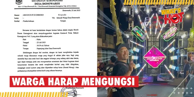 The Head of Donowarih Village, Malang Regency Advises His Residents to Evacuate During the Sound Horeg Event