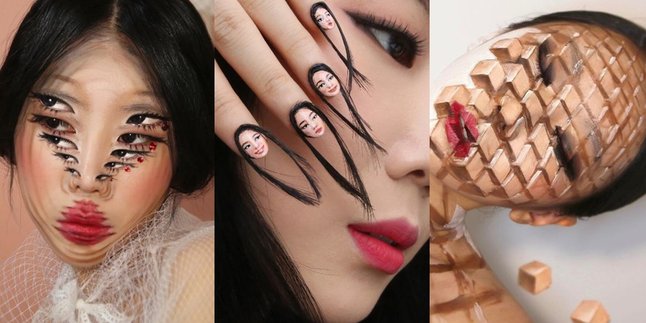 Keren! Karya Seniman Make Up ini Canggih Bak Photoshop