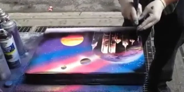 Keren, Lukisan Ini Dibuat Dalam Waktu 6 Menit!