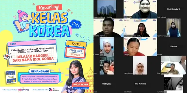 Keseruan Belajar Hangeul dari Nama Idol K-Pop di KapanLagi Kelas Korea