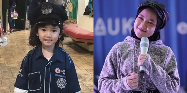 Ketemu Nissa Sabyan, Ekspresi Anak Ayu Ting Ting Lucu Sambil Beri Finger Heart