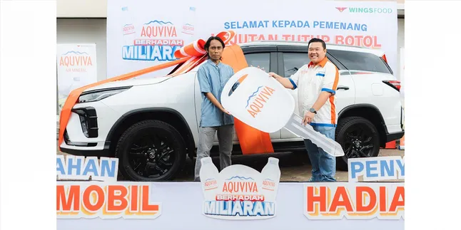 Keterbatasan Bukan Akhir Cerita, Mulya Menangkan Hadiah Fortuner dari Kejutan Tutup Botol AQUVIVA