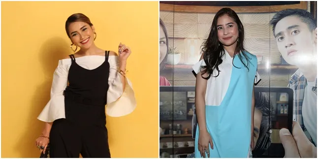 Ketiduran, Ayu Ting Ting dan Prilly Latuconsina Berbagi Sofa