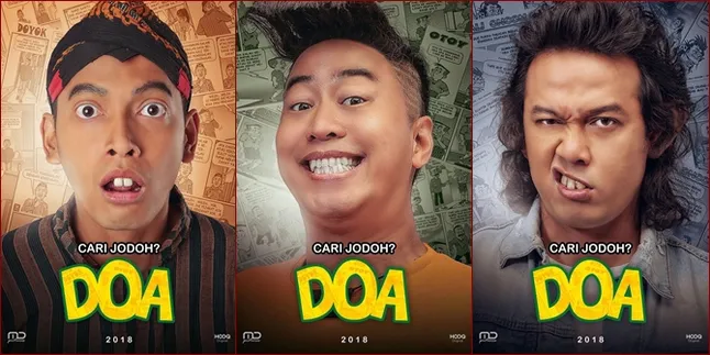 Ketika 3 Aktor Ganteng Dipermak di Film 'DOA', Sulit Dikenali!