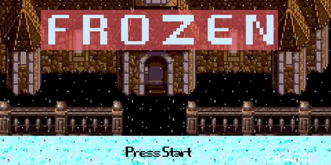 Ketika 'FROZEN' Dipermak Jadi Game Petualangan Jadul, Keren!